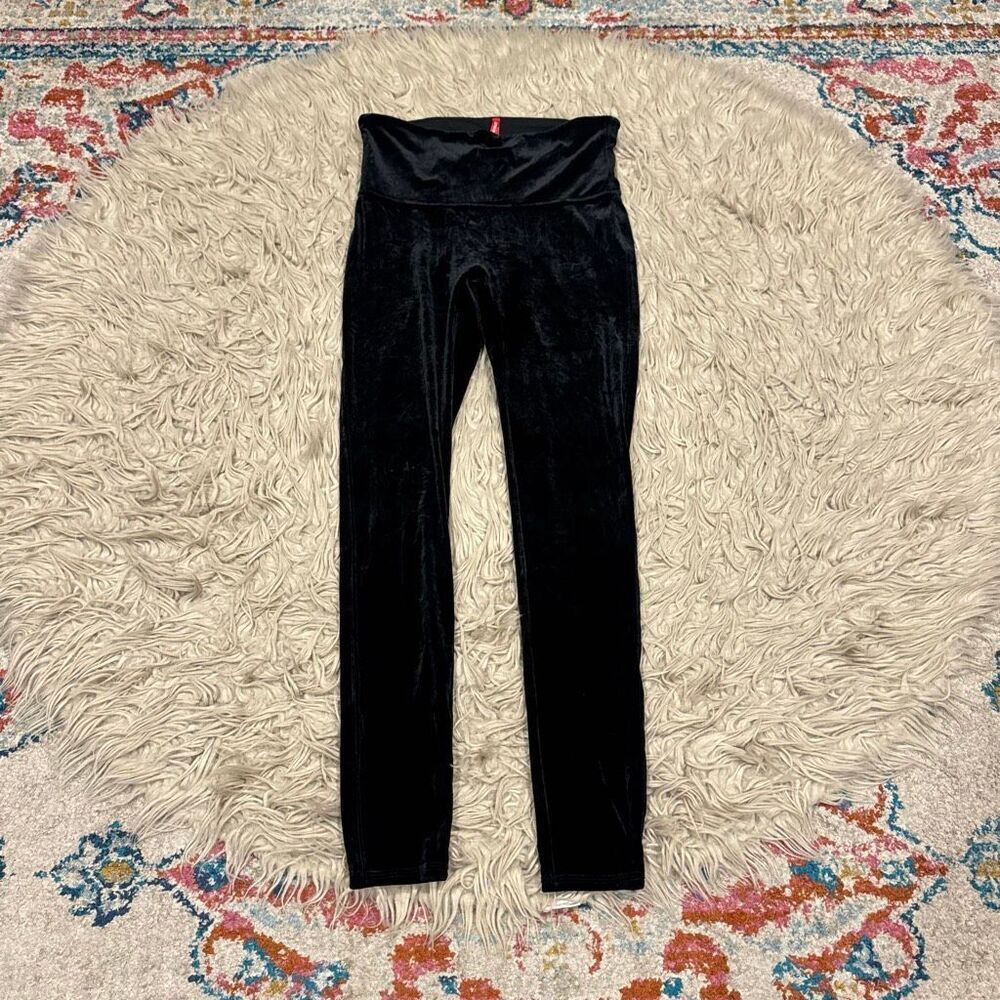 Spanx velvet leggings size large
